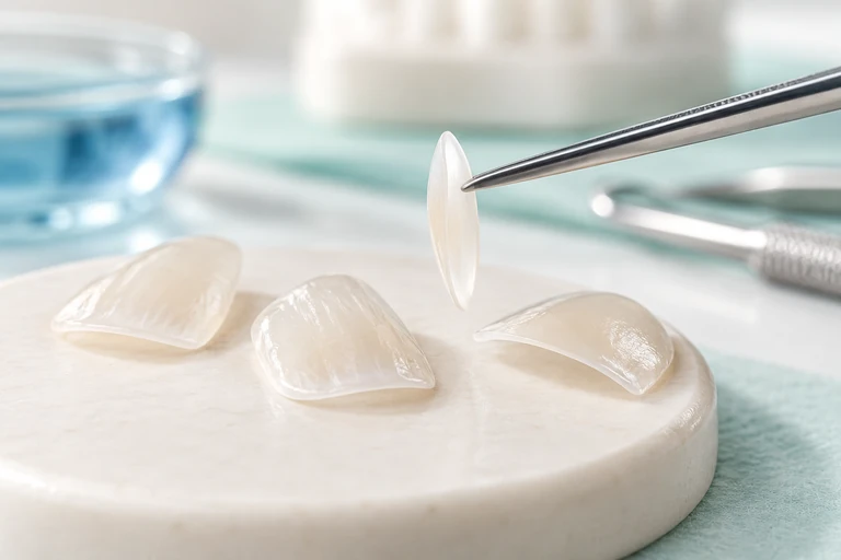 Ultra-thin translucent ceramic shells for a natural-looking smile